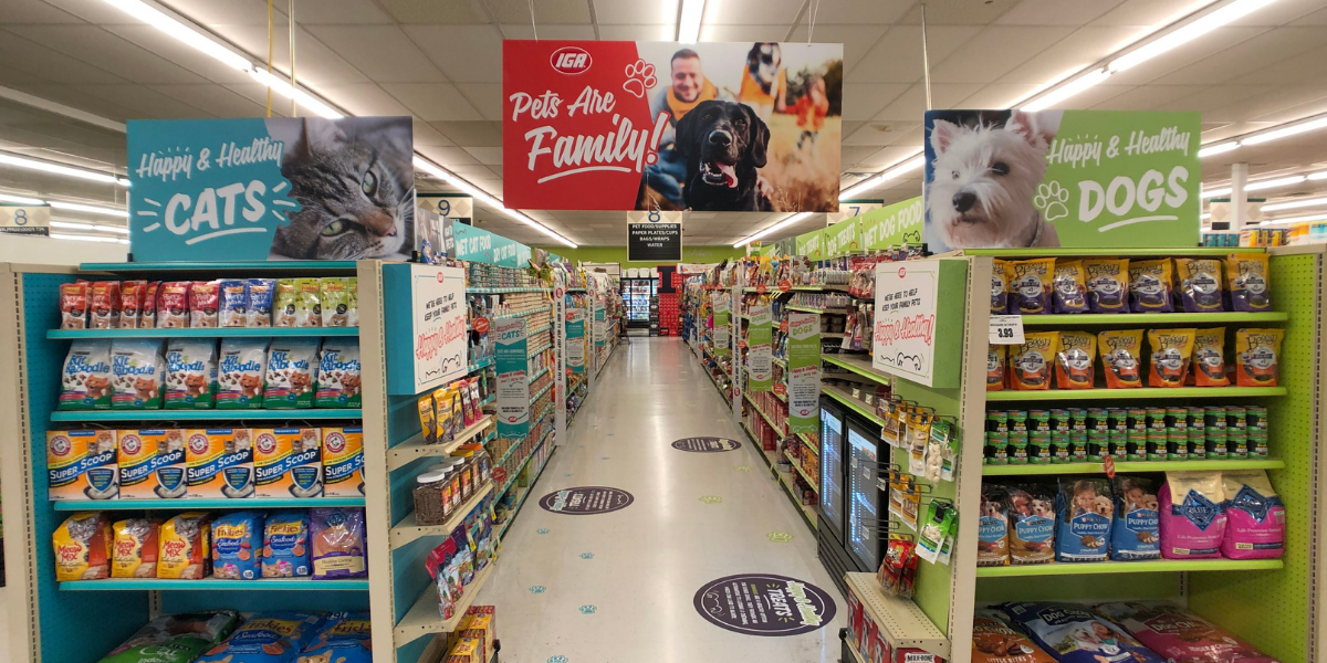 Illinois IGA Pet Aisle Redesign Bumps Category Sales Up 10